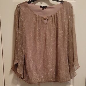 Gold Shimmer Women's Top